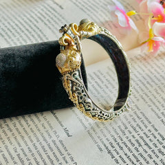 Buy Brass Silver Coated Bangle 