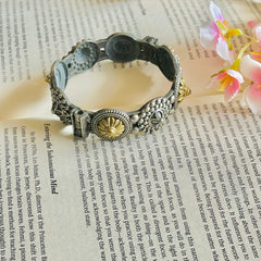 Gold-Plated Openable Round Bangle