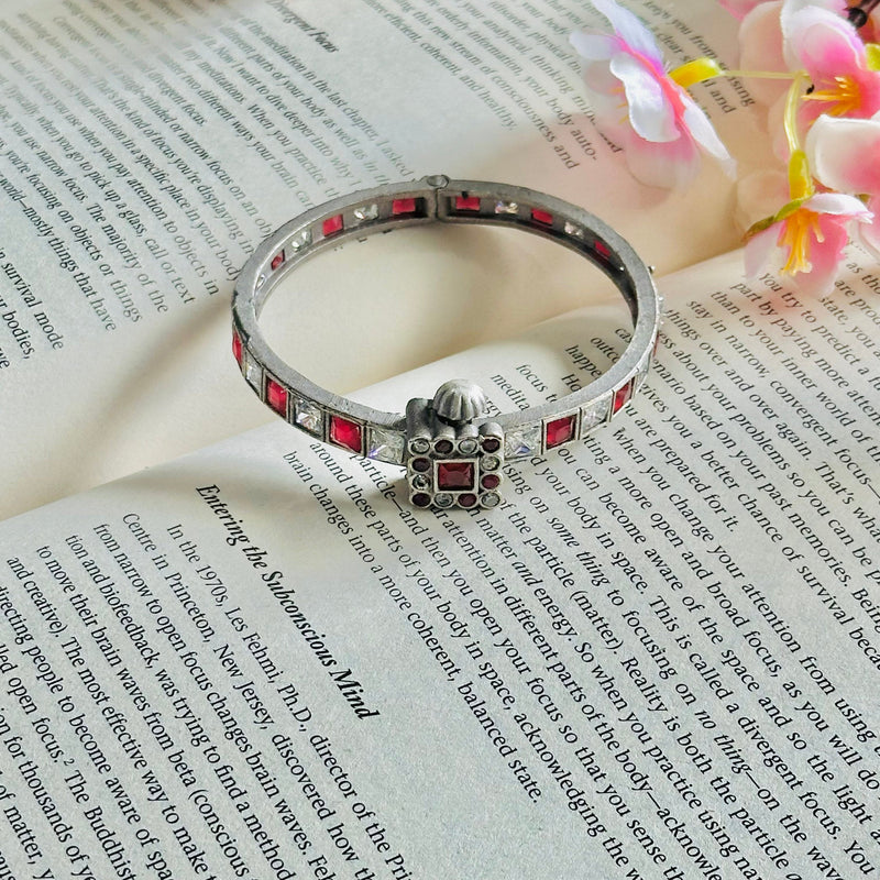Silver-Toned Bracelets & Bangles for Women 