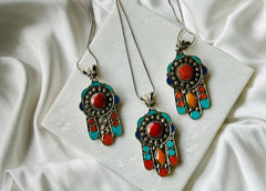 Traditional Tibetan Nepalese Pendant 